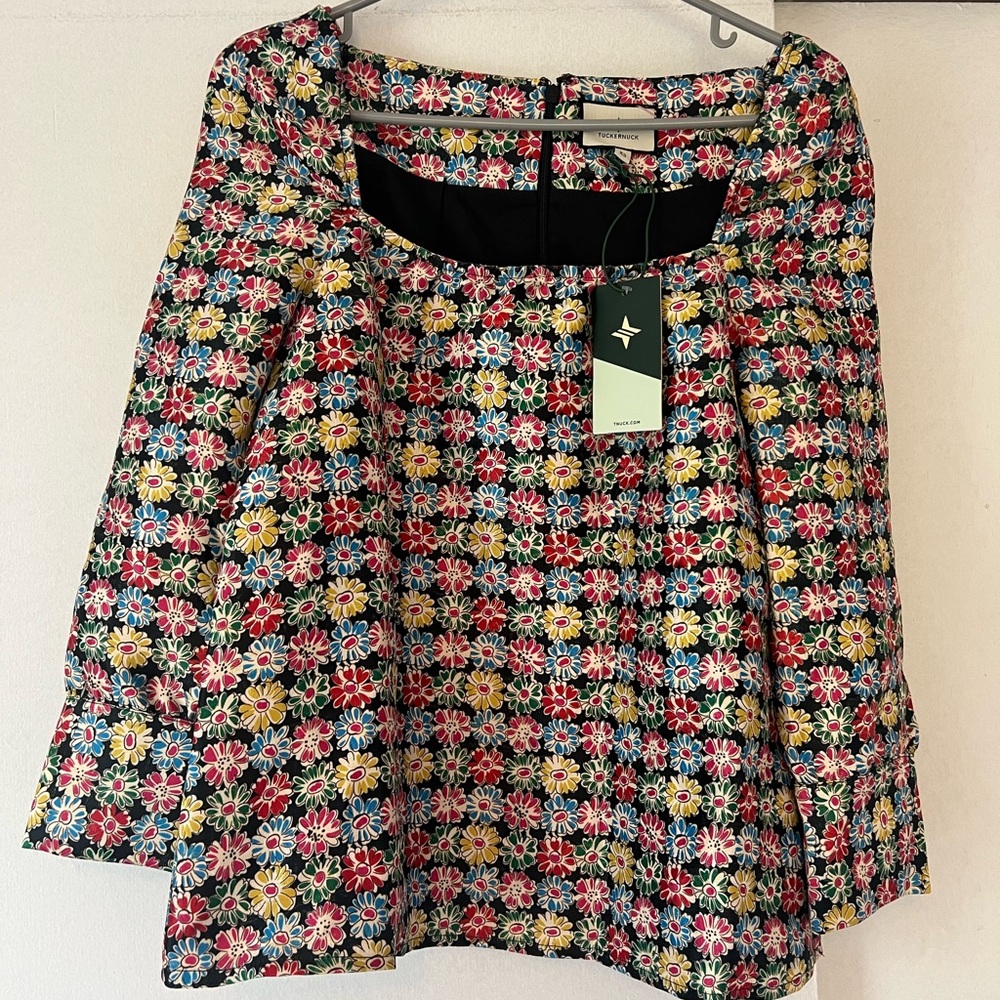 Tuckernuck Floral Multicolor Women's Top NWT